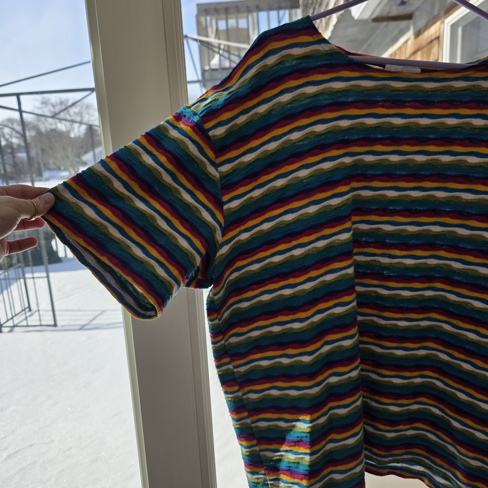 Forelli Multicolor Striped Top - Picture 2 of 5